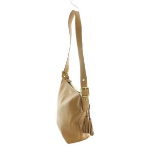 COACH ショルダーバッグ レザー ロゴ ベージュ 19889 /MI GY18