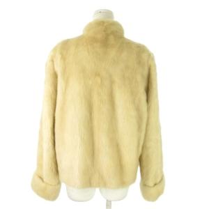 SAGA MINK 銀サガ パールミンク ファー コート F ベージュ