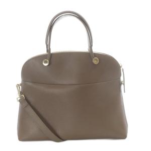 FURLA パイパー ハンドバッグ ショルダーバッグ 2WAY レザー 茶色 ブラウン /SR GY18