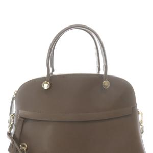 FURLA パイパー ハンドバッグ ショルダーバッグ 2WAY レザー 茶色 ブラウン /SR GY18