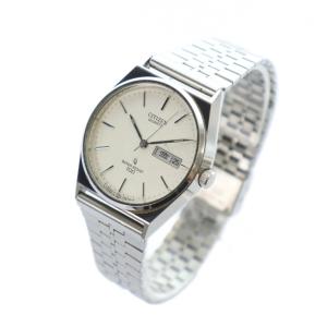 CITIZEN 腕時計 ウォッチ クォーツ デイデイト カレンダー付き シルバー色 GY18 /MQ