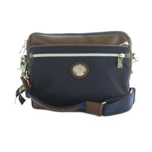ショルダーバッグ ネイビー 紺 ブラウン 茶 /MI GY18