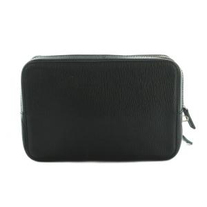 Salvatore Ferragamo クラッチバッグ セカンドバッグ スクエア 黒 ブラック /MI GY18