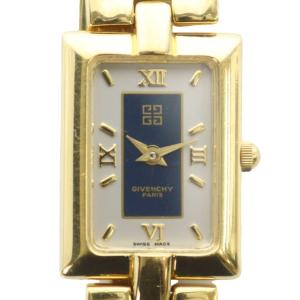 腕時計 クォーツ ローマン スクエア ゴールドカラー