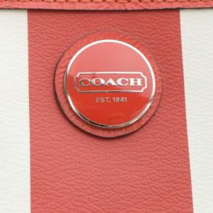 COACH シグネチャー ストライプ スウィングパック ショルダーバッグ ワンショルダー 斜め掛け レッド /YO4