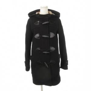 ダッフルコート ウール 裏ノバチェック 34 ブラック