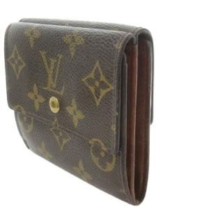LOUIS VUITTON モノグラム ポルトモネ ビエ カルト クレディ Wホック財布 二つ折り財布 小銭入れあり レザー 茶 ブラウン