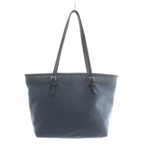 COACH トートバッグ ワンショルダー デニム キャンバス レザー ロゴ 紺 ネイビー 6528 /XZ GY11