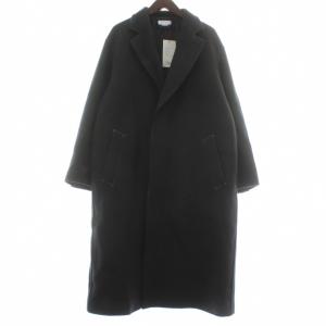 SUPER140Sウールプライムオーバーカットオフステッチセミダブルチェスターコート