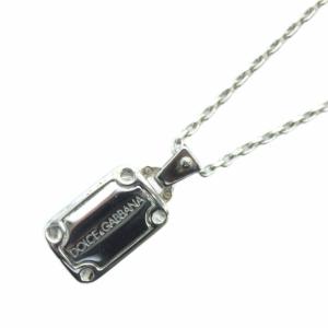 ネックレス ペンダント ロゴプレート チェーン シルバーカラー /KW GY18