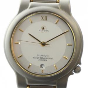ジャンク品 4713-472101 アテッサ ATTESA 腕時計 ウォッチ クォーツ カレンダー付き