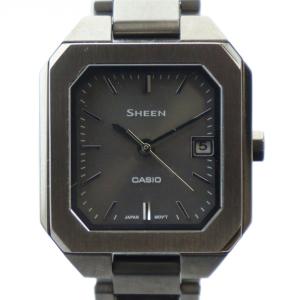 シーン SHEEN SHS-4528 腕時計 ウォッチ ソーラー スクエア ロゴ カレンダー付き デイト
