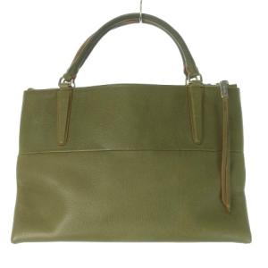 COACH 2WAYバッグ トートバッグ レザー 本革 緑 グリーン ピスタチオ 2ルーム 32912 /CK19