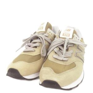 New Balance 574 Classic スニーカー 26cm ライトブラウン ML574EBE