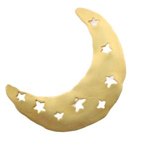 ブローチ ゴールドカラー 金色 月 星 /KW GY05