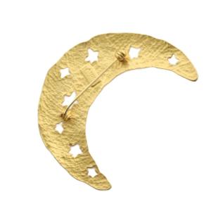 KENZO ブローチ ゴールドカラー 金色 月 星 /KW GY05