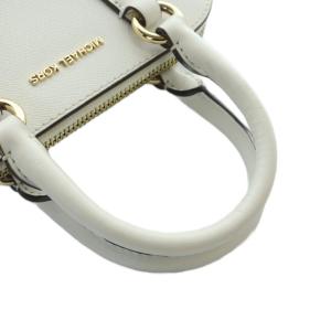 MICHAEL KORS ハンドバッグ ショルダー 2WAY PVC レザー ロゴ 白 ホワイト GY18 /MQ