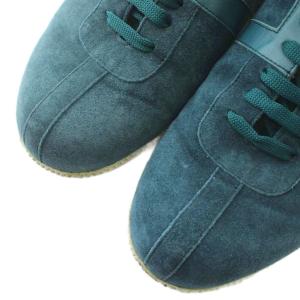 BALLY スニーカー スエード ローカット 7 25cm 緑 グリーン /XZ GY18