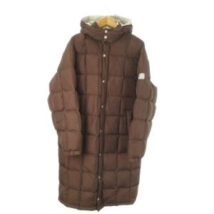 ロングダウンコート L ブラウン CJ1979