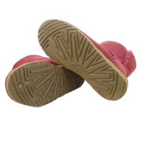 UGG CLASSIC CUFF MINI クラシック カフ ミニ ムートン ブーツ 24cm 赤 レッド 1016417