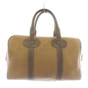 LOEWE ミニボストンバッグ アナグラム キャメル
