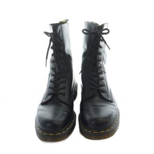 Dr.Martens 1490 ショートブーツ レザー ロゴ 10ホール UK6 25cm 黒 ブラック GY11 /MQ
