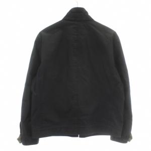 BURBERRY LONDON ジャケット ブルゾン アウター ハイネック ジップアップ 裏地ノバチェック ロゴ 刺繍 M 黒 ブラック