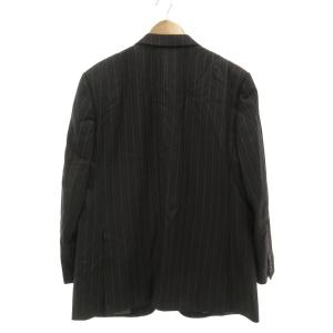 BURBERRY LONDON セットアップ スーツ ジャケット パンツ ストライプ柄 42 52 グレー系 /UO GY18