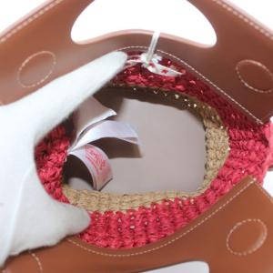 MARNI KIDS かごバッグ 2WAY ベージュ レッド M01475