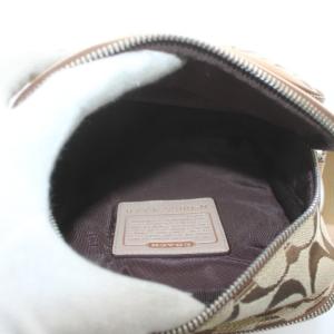 COACH ショルダーバッグ キャンバス シグネチャー 総柄 ベージュ 茶色 ブラウン 4270 /XZ GY18