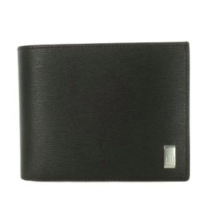 二つ折り財布 レザー 本革 黒 ブラック 小銭入れあり /CK6 GY18