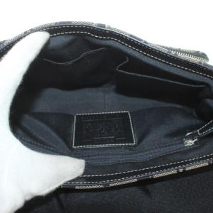 COACH ショルダーバッグ キャンバス シグネチャー 総柄 ロゴ 黒 ブラック 6835 /XZ GY18