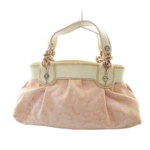 オールドセリーヌ ヴィンテージ ハンドバッグ Cマカダム ピンク