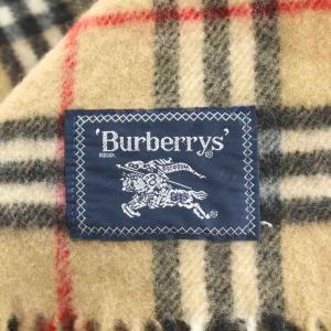 burberrys ひざ掛け ウール ベージュ ノバチェック フリンジ
