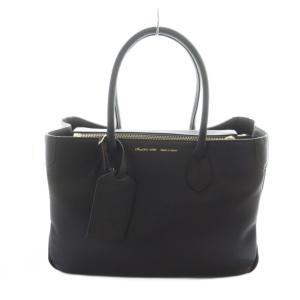 BASIC TOTEBAG ハンドバッグ トート レザー ロゴ 茶 ダークブラウン ACS01082 GY18