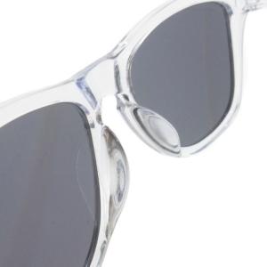 OAKLEY Frogskins サングラス 54 17 138 クリア 透明 ミラーレンズ グレー 緑 グリーン 紫