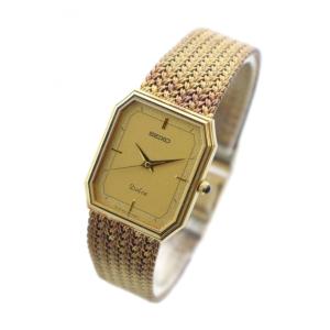 SEIKO 9531-5080 Dolce ドルチェ 腕時計 ウォッチ クォーツ オクタゴン ゴールドカラー 金色