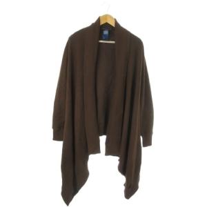 SPORT カーディガン M/L 茶 ブラウン ヘムライン 1287728FJKT /AO24 GY18