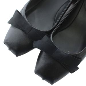 Christian Louboutin パンプス リボン 36 ブラック
