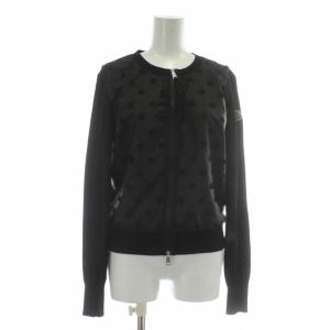 CARDIGAN TRICOT カーディガン ドット柄 ジップアップ