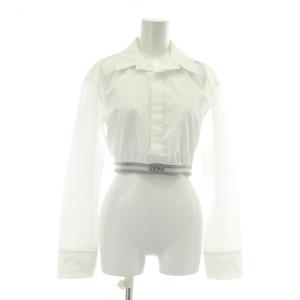 ブラウス ウエストバンド 32 ホワイト S359Y05XAX