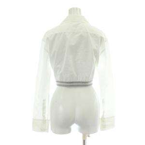 LOEWE ブラウス ウエストバンド 32 ホワイト S359Y05XAX