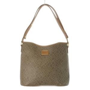 ハンドバッグ レザー 本革 ブラウン ジラフ柄 /CK25 GY18