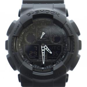 GA-100 腕時計 ウォッチ クォーツ カレンダー付き ロゴ アナデジ 黒 ブラック GY18 /MQ