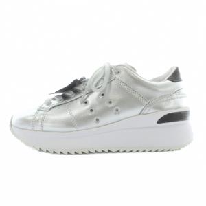 ローンシップPF LAWNSHIP PF スニーカー レザー ローカット 厚底 US6.5 23.5?p