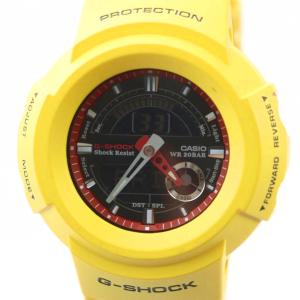 AW-582E 腕時計 ウォッチ クォーツ アナデジ カレンダー付き ロゴ 黄 イエロー GY17 /MQ