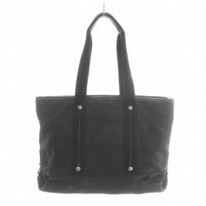 COACH ハンドバッグ ショルダー 2WAY キャンバス シグネチャー 総柄 黒 ブラック F18844 /XZ