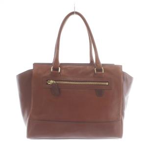COACH レガシー レザー ミディアム キャンダス キャリーオール トートバッグ ハンド タッセル ロゴ 茶色 ブラウン