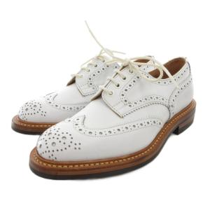 BOURTON ウィングチップ レザーシューズ 6.5 ホワイト