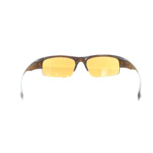 OAKLEY サングラス 眼鏡 めがね ハーフリム ロゴ カラーレンズ 茶 ブラウン GY18 /MQ